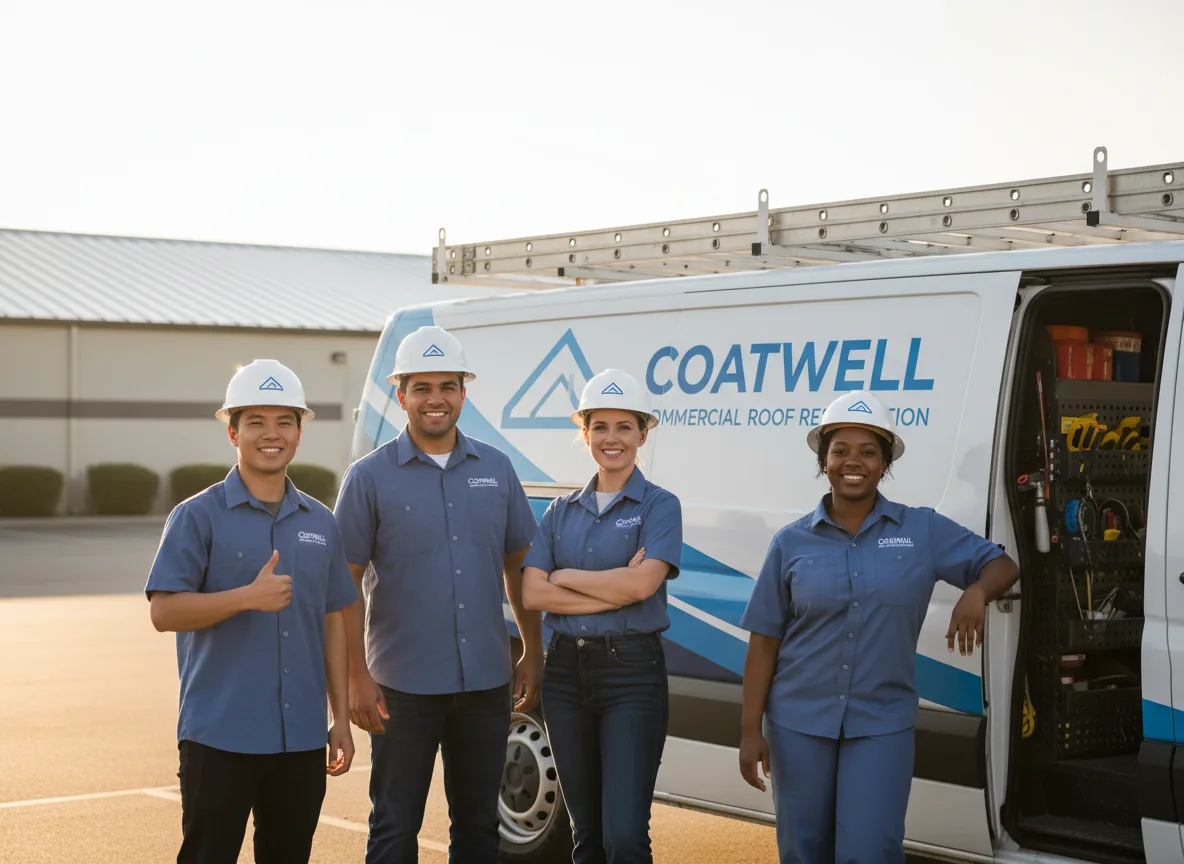 Commercial roof coating company in Polk, PA